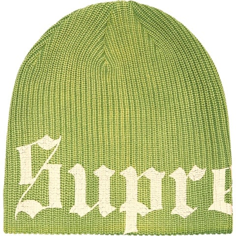 服/ファッション Supreme Old English Printed Beanie Supreme-Old-English-Printed-