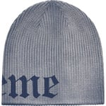 Supreme Old English Printed Beanie (SS25) - Slate