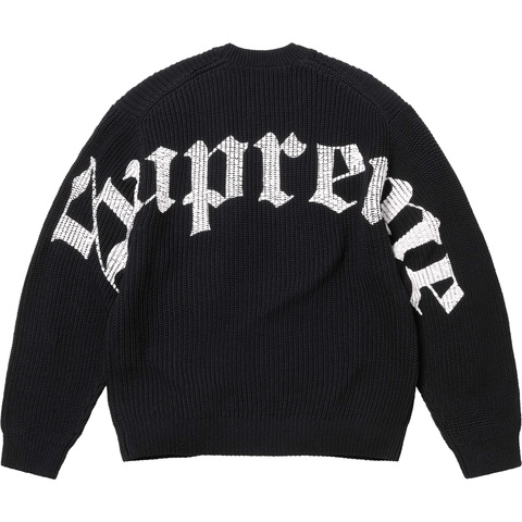 Old English Printed Sweater - spring/summer 2025 - Supreme