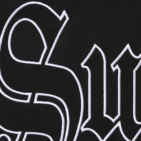 Supreme Old English Track Jacket - Black