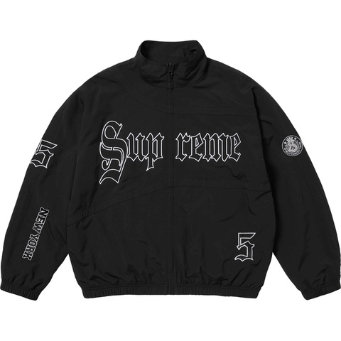 Supreme Old English Track Jacket - Black