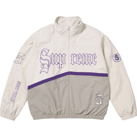 Supreme Old English Track Jacket - White