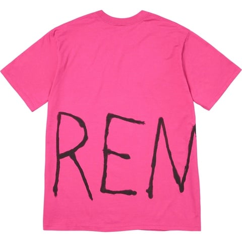Supreme Painted Tee - Fuchsia