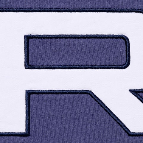 Supreme Paneled Hooded Sweatshirt - Washed Navy