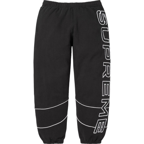 Supreme Paneled Sweatpant - Black