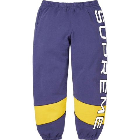 Supreme Paneled Sweatpant - Washed Navy