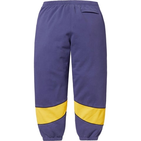 Supreme Paneled Sweatpant - Washed Navy