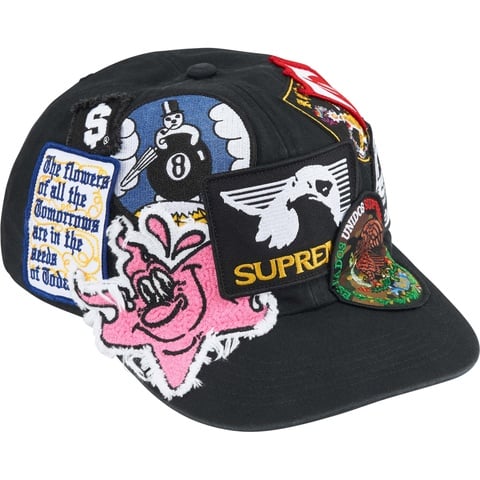 Supreme Patches 6-Panel - Black