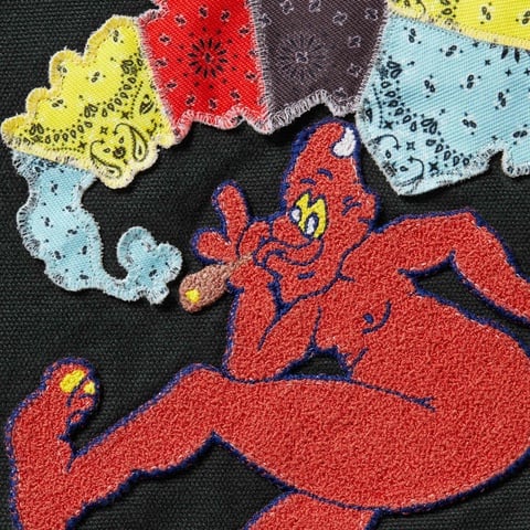 Patches Hooded Zip Up Shirt - spring/summer 2025 - Supreme