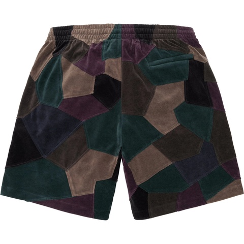 Patchwork Velour Short - spring/summer 2025 - Supreme