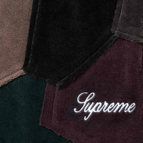 Patchwork Velour Short - spring/summer 2025 - Supreme