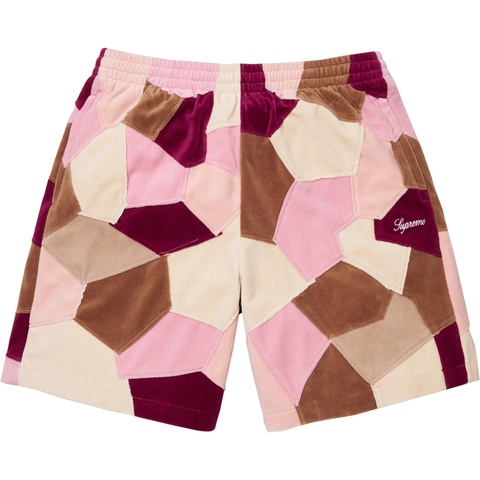 Patchwork Velour Short - spring/summer 2025 - Supreme