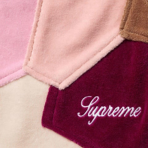 Patchwork Velour Short - spring/summer 2025 - Supreme