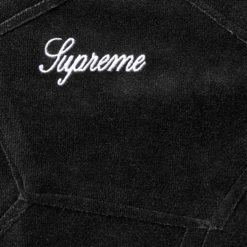 Patchwork Velour Track Jacket - spring/summer 2025 - Supreme