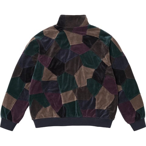 Patchwork Velour Track Jacket - spring/summer 2025 - Supreme Patchwork Velour Track Jacket - spring/summer 2025 - Supreme