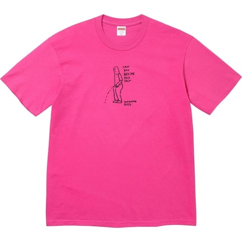 Supreme Piss Tee - Fuchsia