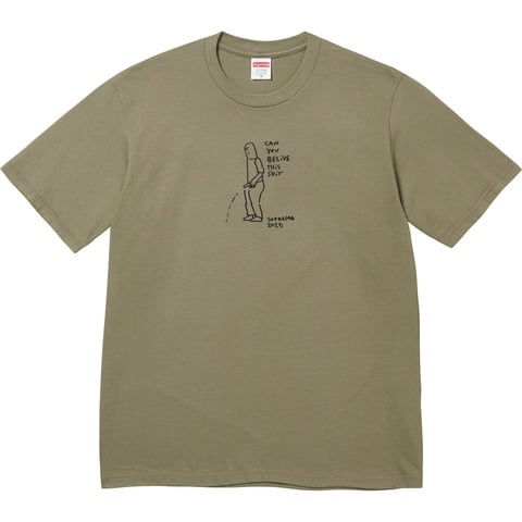 Supreme Piss Tee - Olive