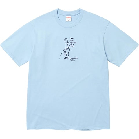 Supreme Piss Tee - Powder Blue