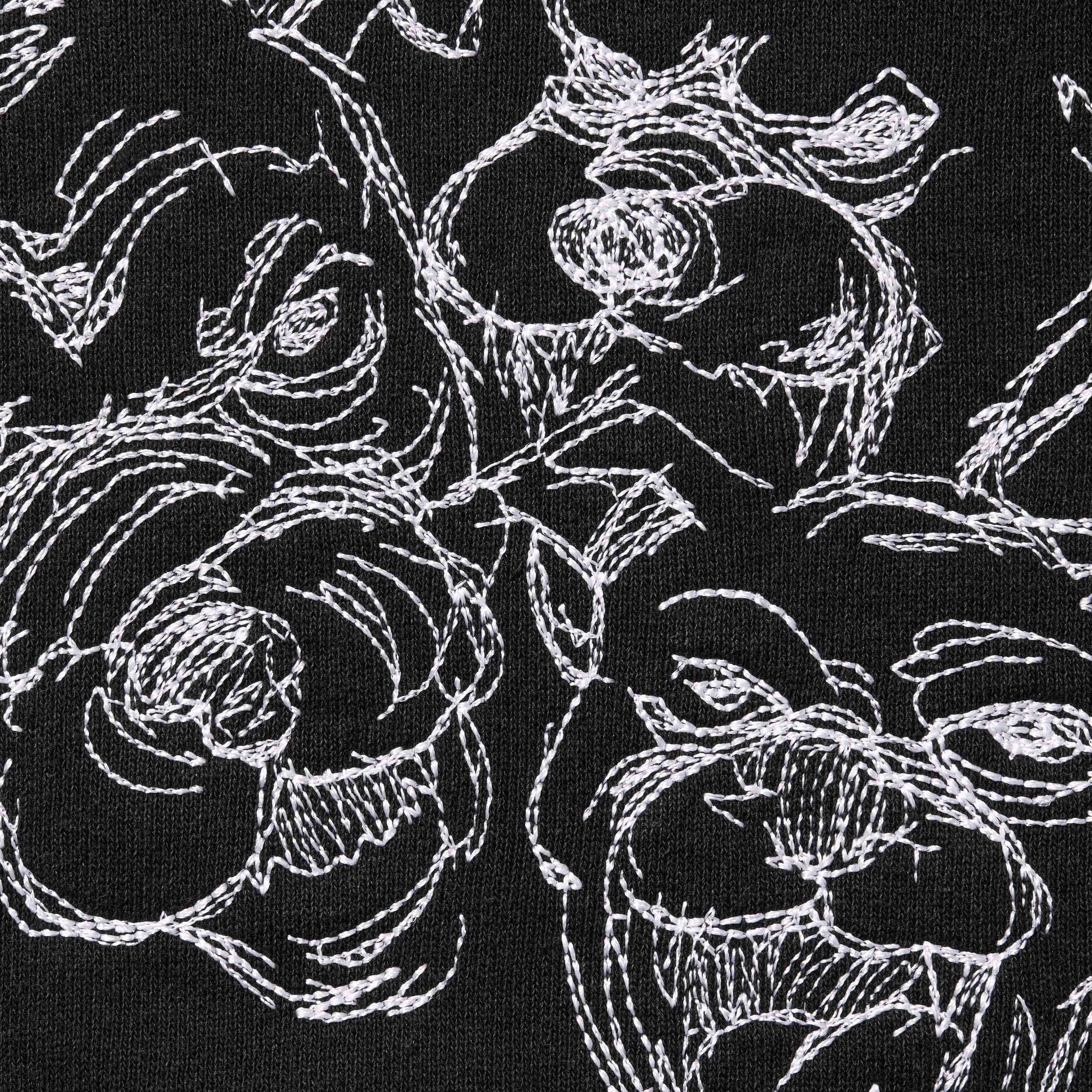 Supreme Pitbulls Embroidered Hooded Sweatshirt (SS25) - Black - $168