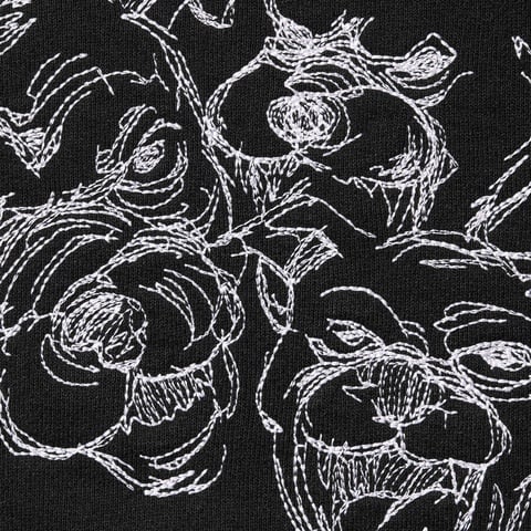 Supreme Pitbulls Embroidered Hooded Sweatshirt - Black