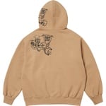 Supreme Pitbulls Embroidered Hooded Sweatshirt (SS25) - Light Tan