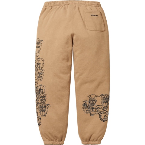パンツ Supreme Pitbulls Embroidered Sweatpant M Pitbulls Embroidered Sweatpant - Supreme