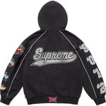 Supreme Playoffs Zip Up Hooded Sweatshirt (SS25) - Black