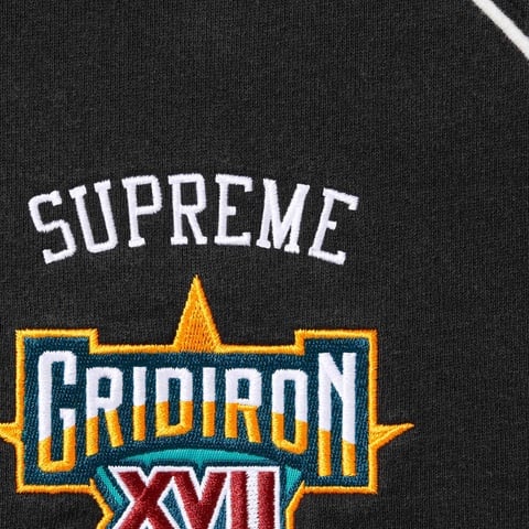 Supreme Playoffs Zip Up Hooded Sweatshirt - Black