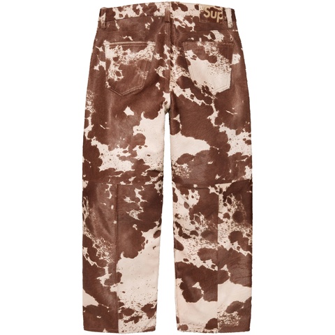 Supreme Ponyhair Loose Fit 5-Pocket Jean - Cow