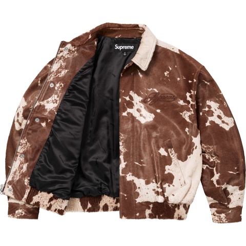 Supreme Ponyhair Varsity Jacket - Cow