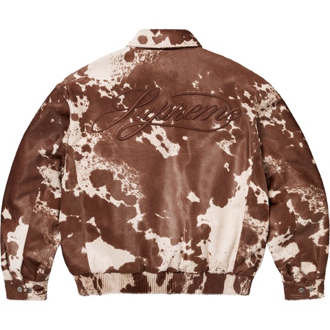 Supreme Ponyhair Varsity Jacket - Cow