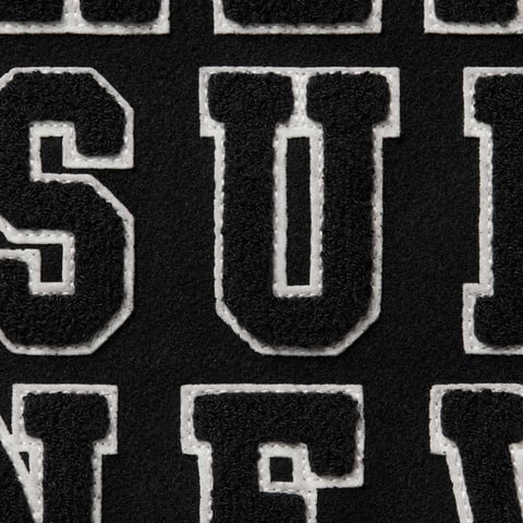 Supreme Praises Varsity Jacket - Black