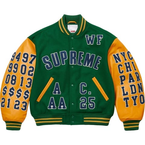 Supreme Praises Varsity Jacket - Green