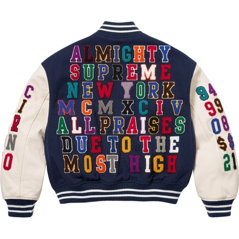U*s様 Supreme Praises Varsity Jacket \