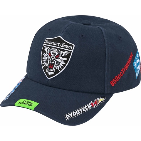 SUPREME Racing 6-Panel Cap ネイビー Supreme®/Fox Racing® 6-Panel - fall/winter 2025 - Supreme