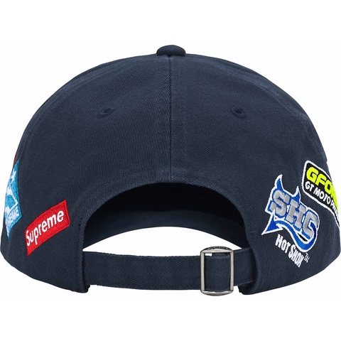 SUPREME Racing 6-Panel Cap ネイビー Racing Team 6-Panel - spring/summer 2025 - Supreme