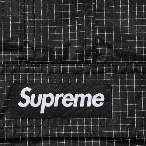 Supreme Reflective Ripstop Anorak - Black