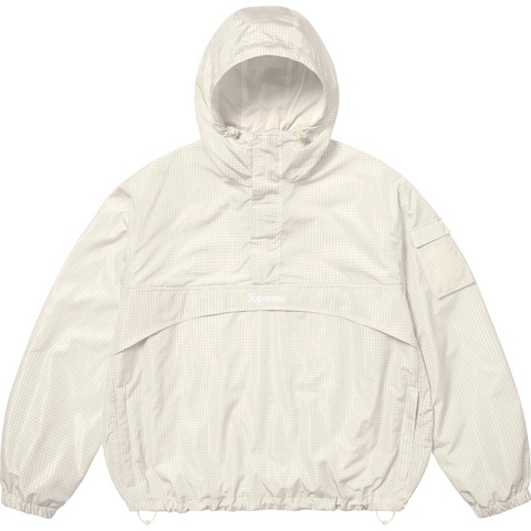 Supreme Reflective Ripstop Anorak - White