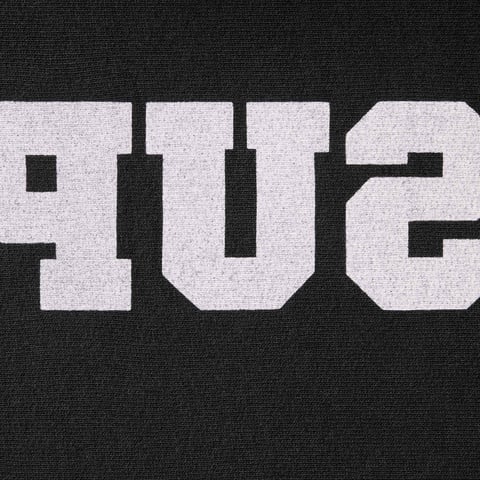 Supreme Reverse Hooded Sweatshirt - Black