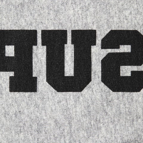 Supreme Reverse Hooded Sweatshirt - Heather Grey