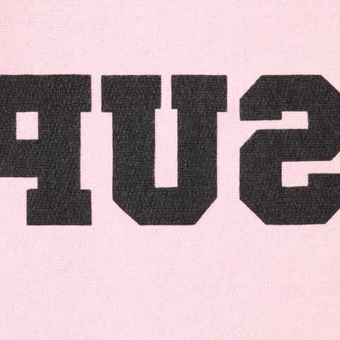 Supreme Reverse Hooded Sweatshirt - Light Pink