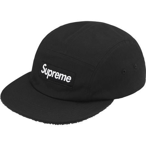 Supreme Reversible Terry Camp Cap - Black