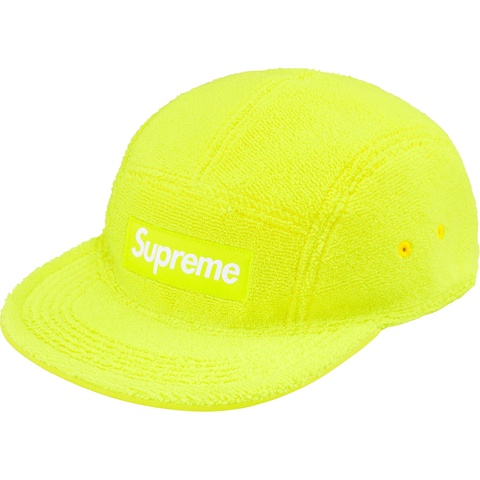 Supreme Reversible Terry Camp Cap - Fluorescent Yellow