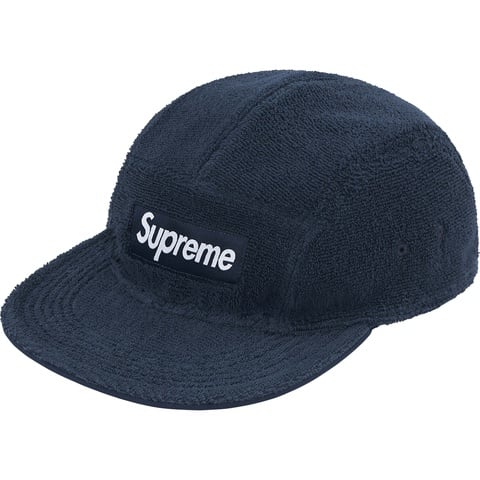 Supreme Reversible Terry Camp Cap - Navy