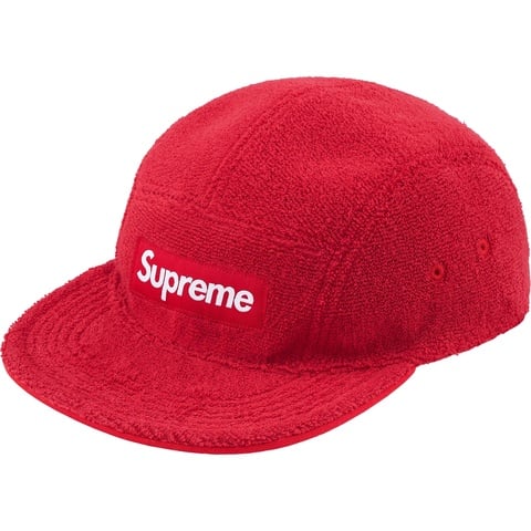 Supreme Reversible Terry Camp Cap - Red