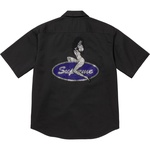 Supreme Rhinestone Pin Up S S Work Shirt (SS25) - Black