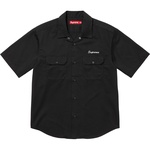 Supreme Rhinestone Pin Up S S Work Shirt (SS25) - Black