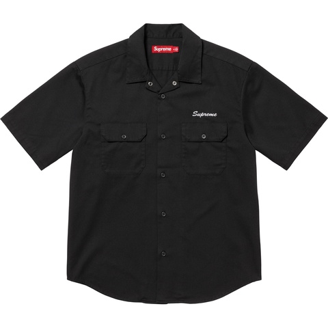 Rhinestone Pin Up S/S Work Shirt - Supreme