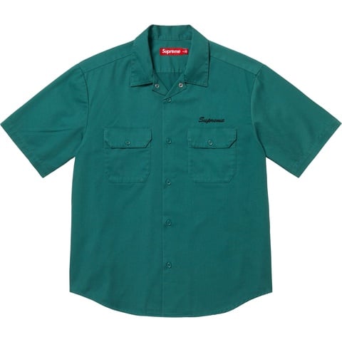 Rhinestone Pin Up S/S Work Shirt - Supreme