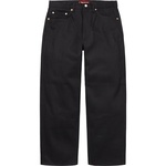 Supreme Rigid Baggy Selvedge Jean (SS25) - Rigid Black